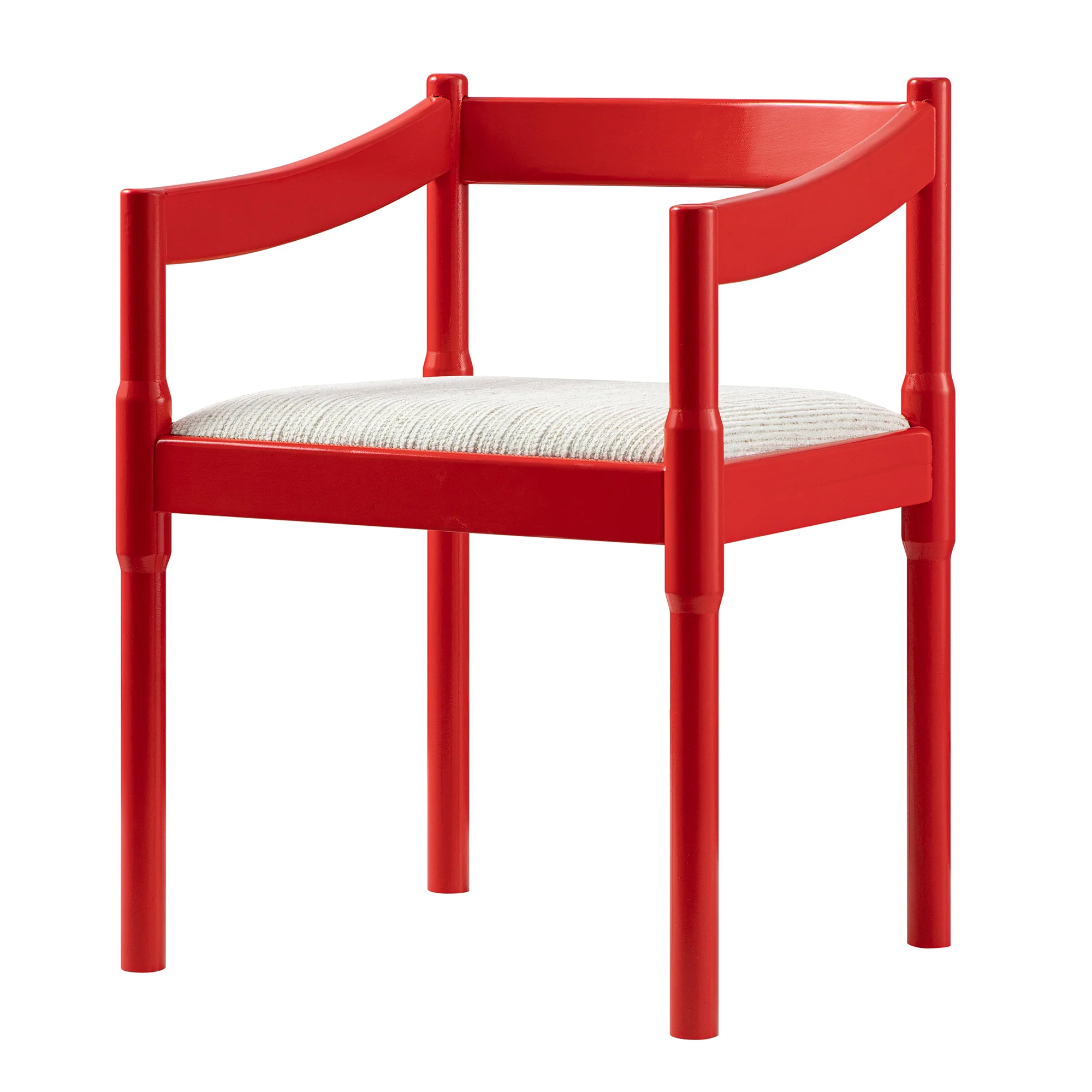 Minley 2-in-1 Carver Chair, Red High Gloss - Image 7