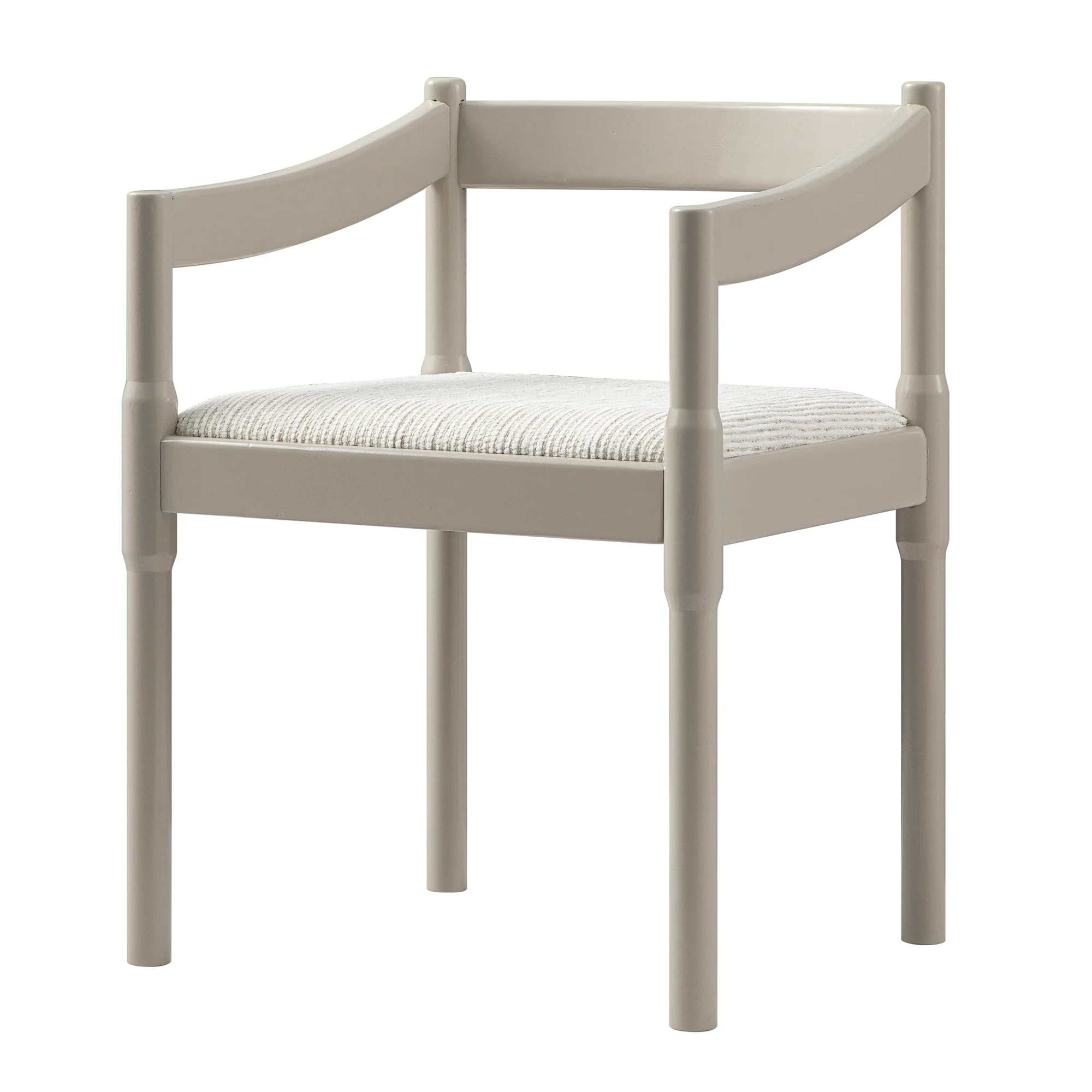 Minley 2-in-1 Carver Chair, Light Taupe High Gloss - Image 8