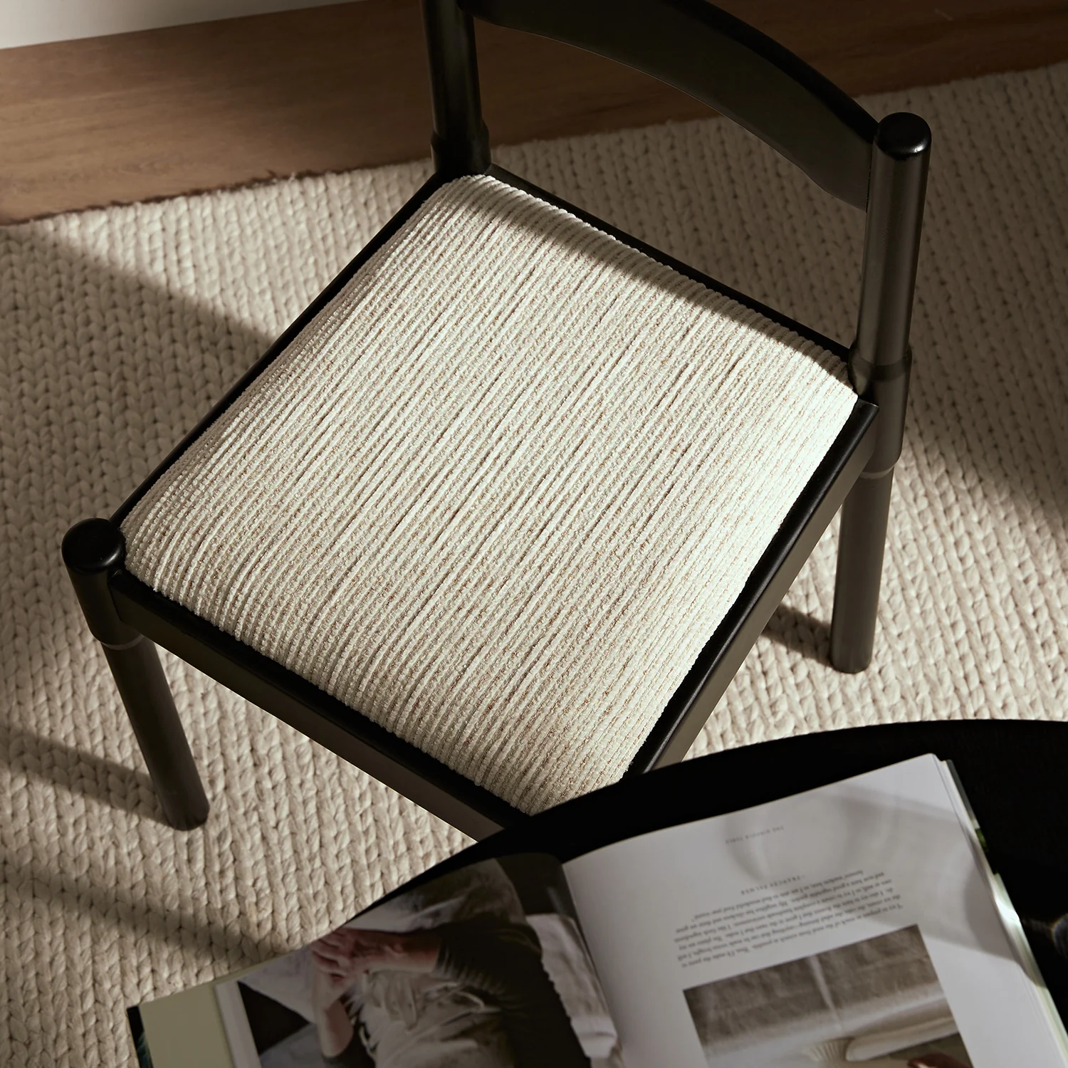 Minley 2-in-1 Dining Chair, Black Matte - Image 4