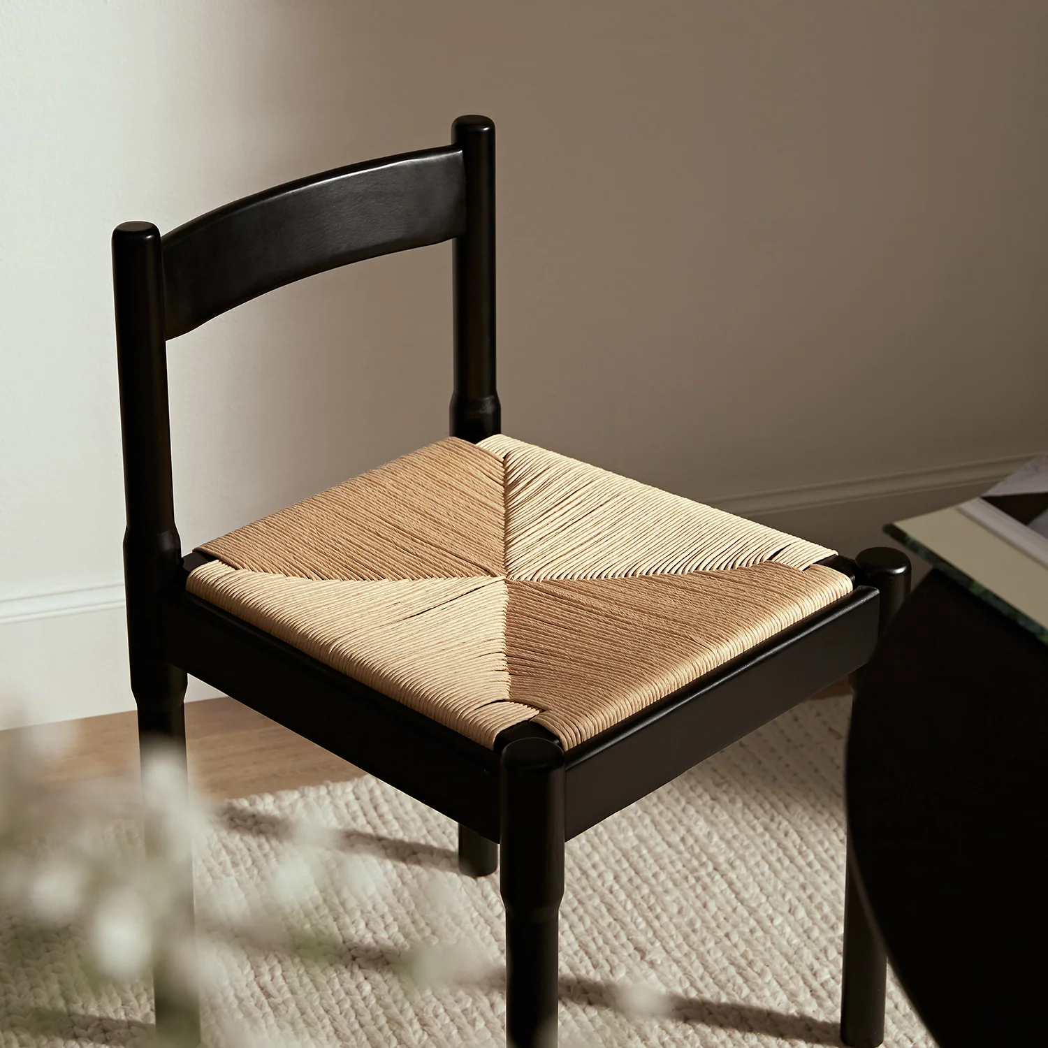 Minley 2-in-1 Dining Chair, Black Matte - Image 5