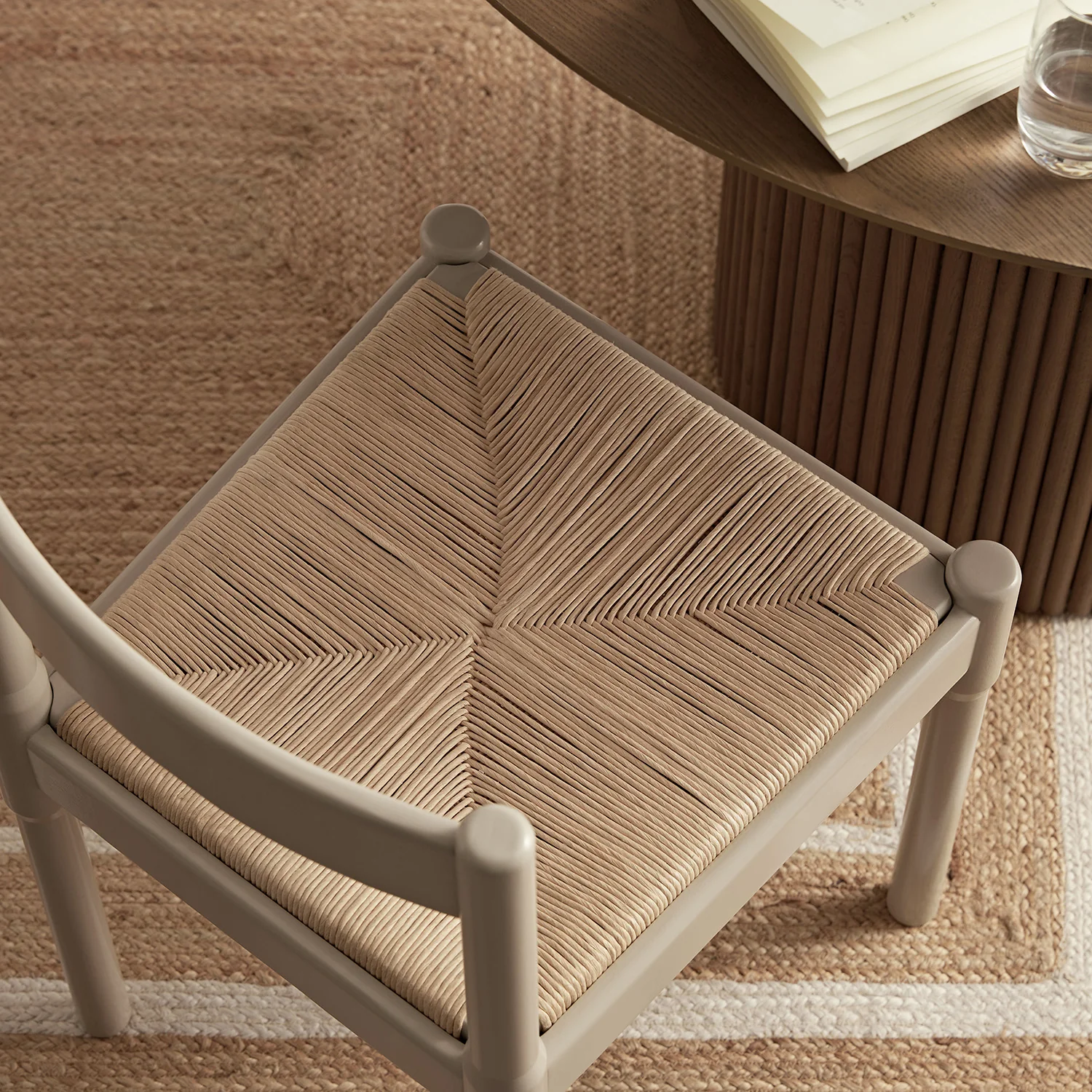 Minley 2-in-1 Dining Chair, Light Taupe High Gloss - Image 4