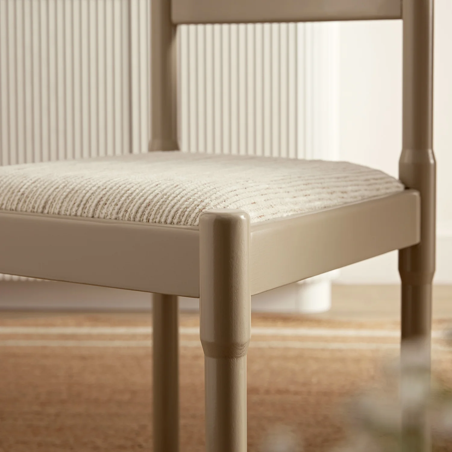 Minley 2-in-1 Dining Chair, Light Taupe High Gloss - Image 5