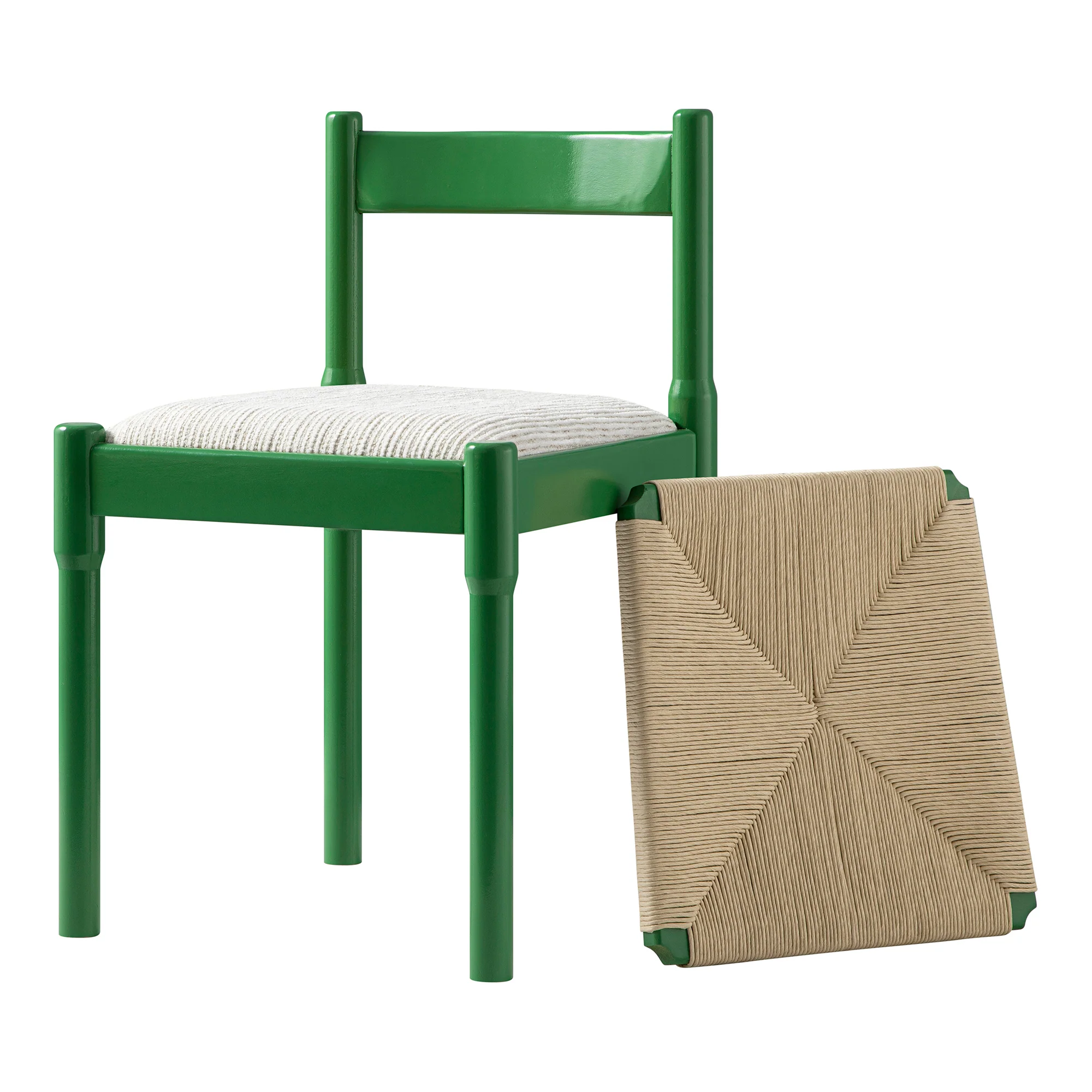 Minley 2-in-1 Dining Chair, Palm Green High Gloss - Image 5