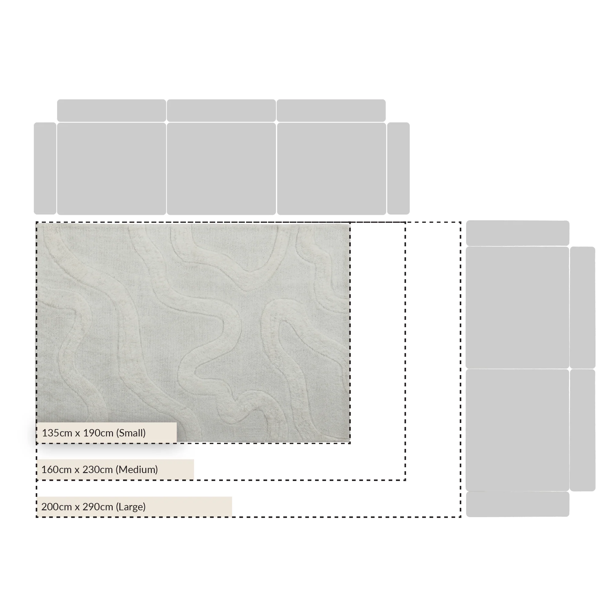 Mirage Hand Tufted New Zealand Wool Rectangular Rug - Image 4