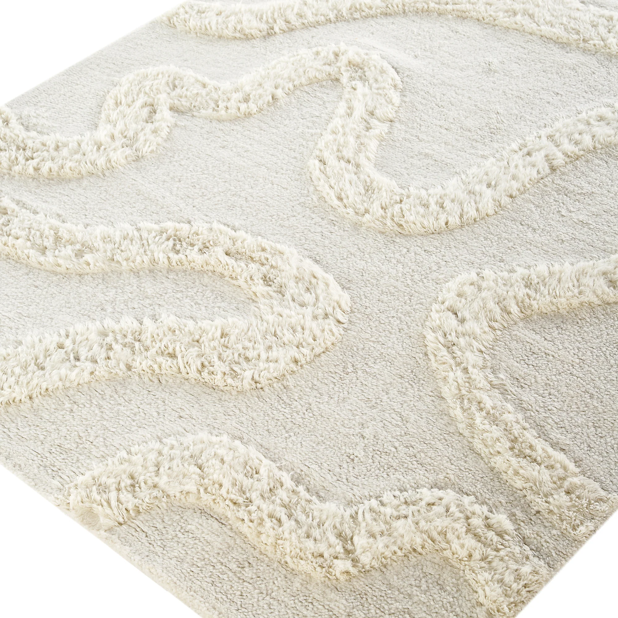 Mirage Hand Tufted New Zealand Wool Rectangular Rug - Image 5