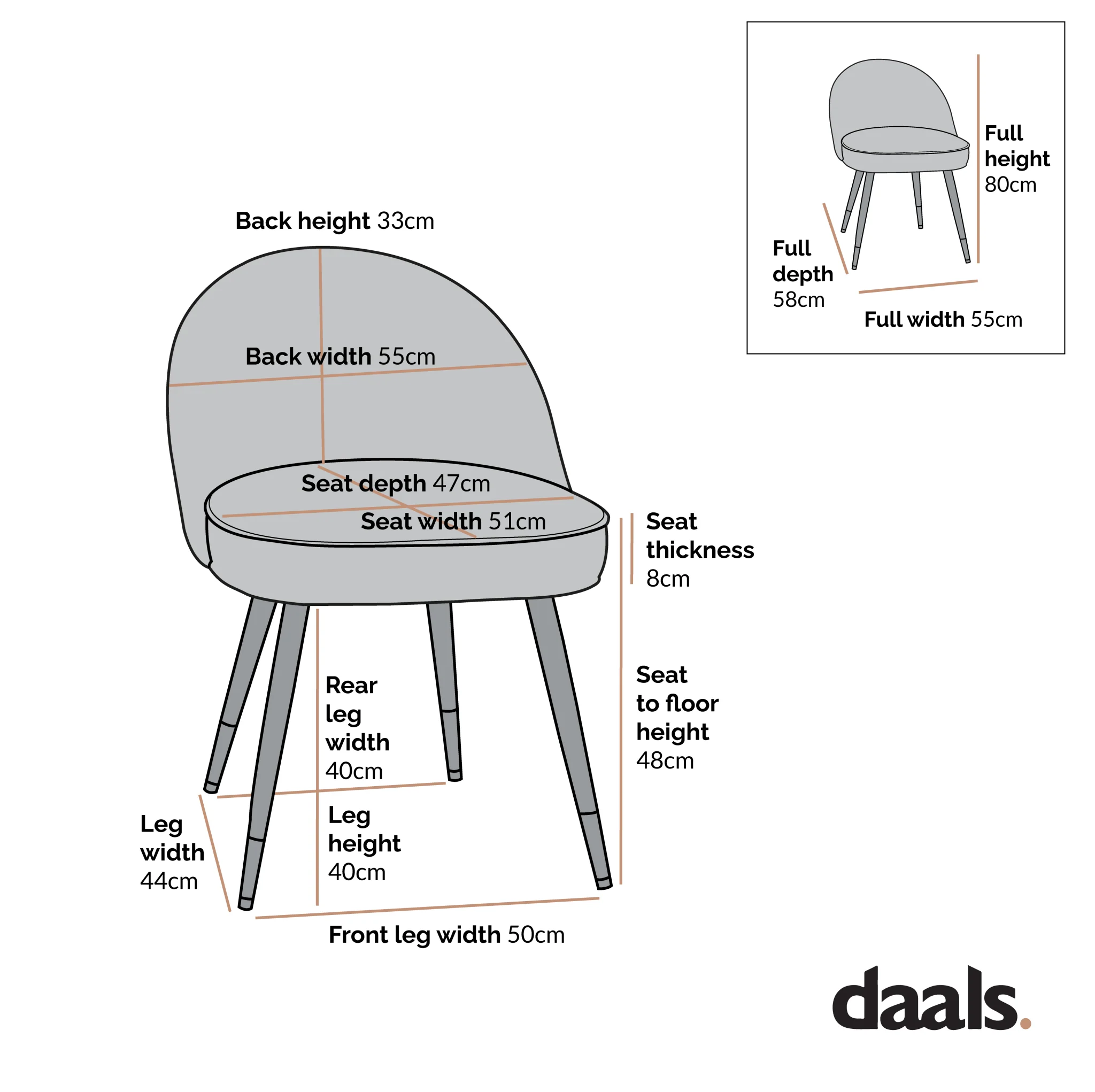 Miyae Set of 2 Pleated Pale Pink Velvet Upholstered Dining Chairs - Image 4