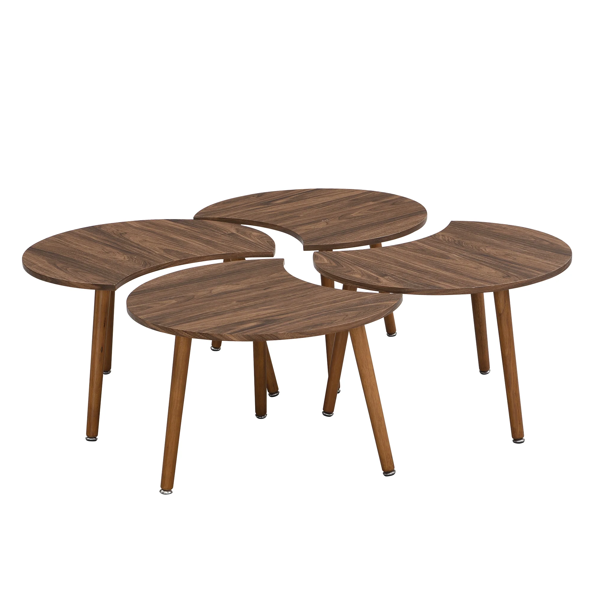 Monza 4-in-1 Walnut Effect Coffee Table - Image 9
