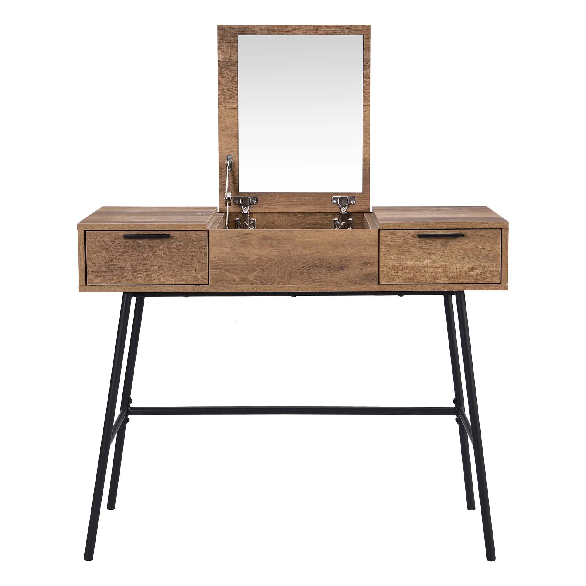 Selwyn Oak Effect Console Dressing Table - Image 4