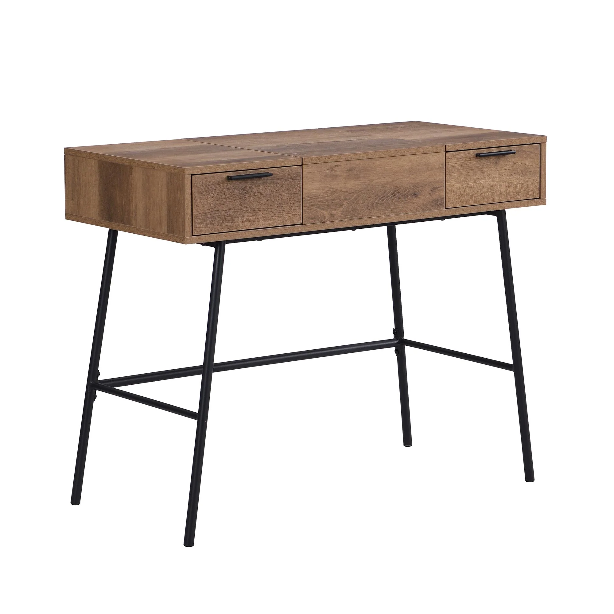 Selwyn Oak Effect Console Dressing Table - Image 7