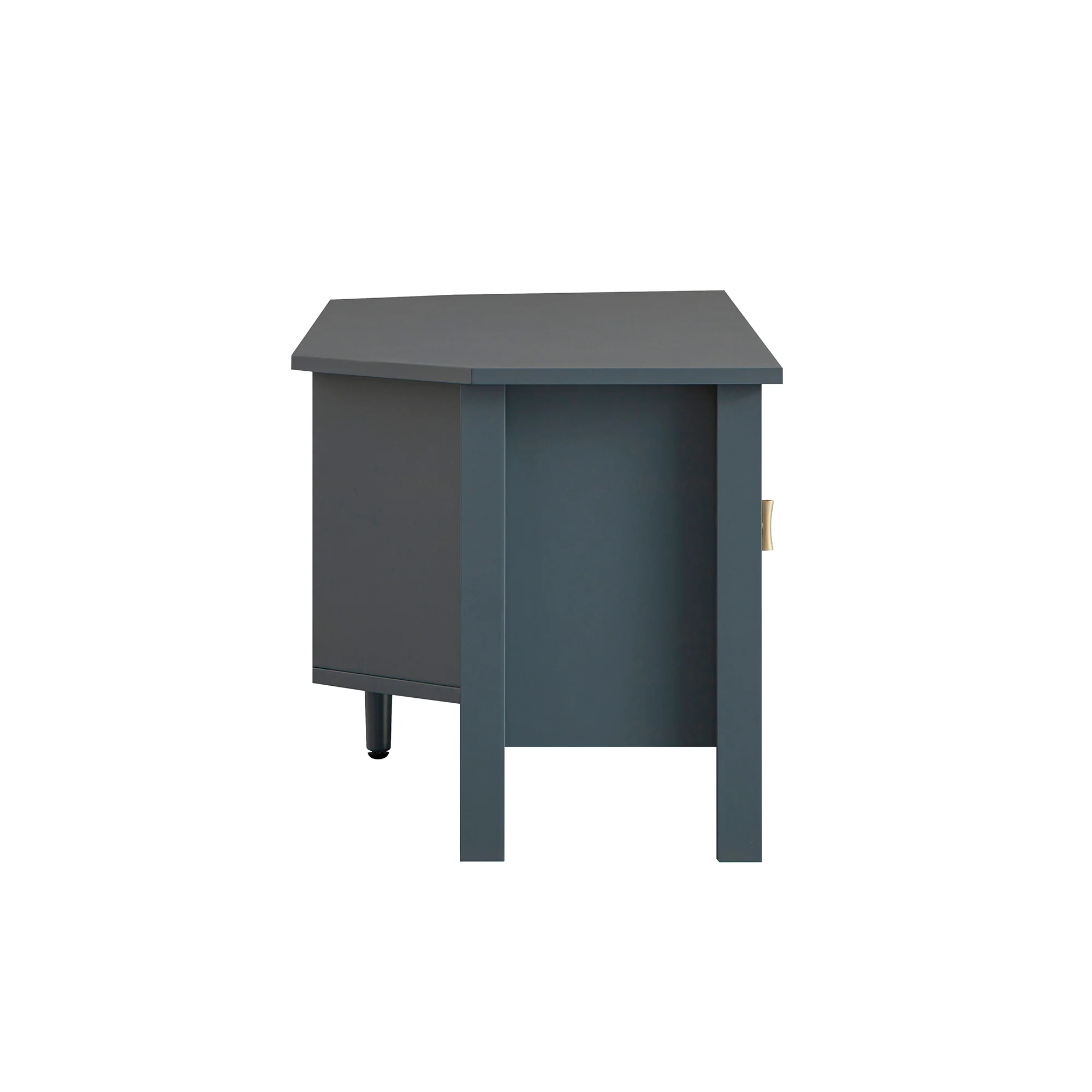 Oakham 120cm Corner TV Unit, Stormy Blue - Image 13