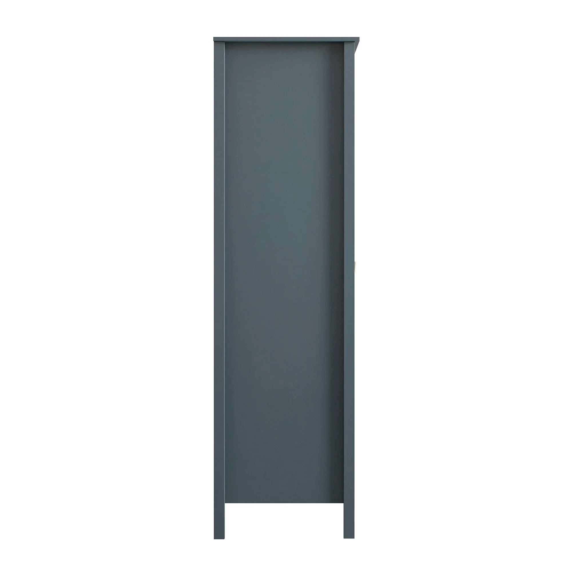 Oakham Mirrored Double Wardrobe, Stormy Blue - Image 12