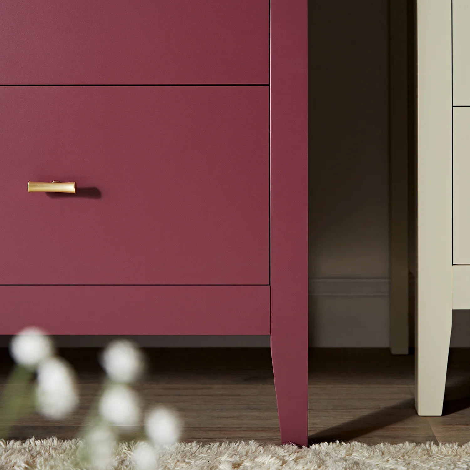 Oakham Mirrored Double Wardrobe, Wild Cherry - Image 6