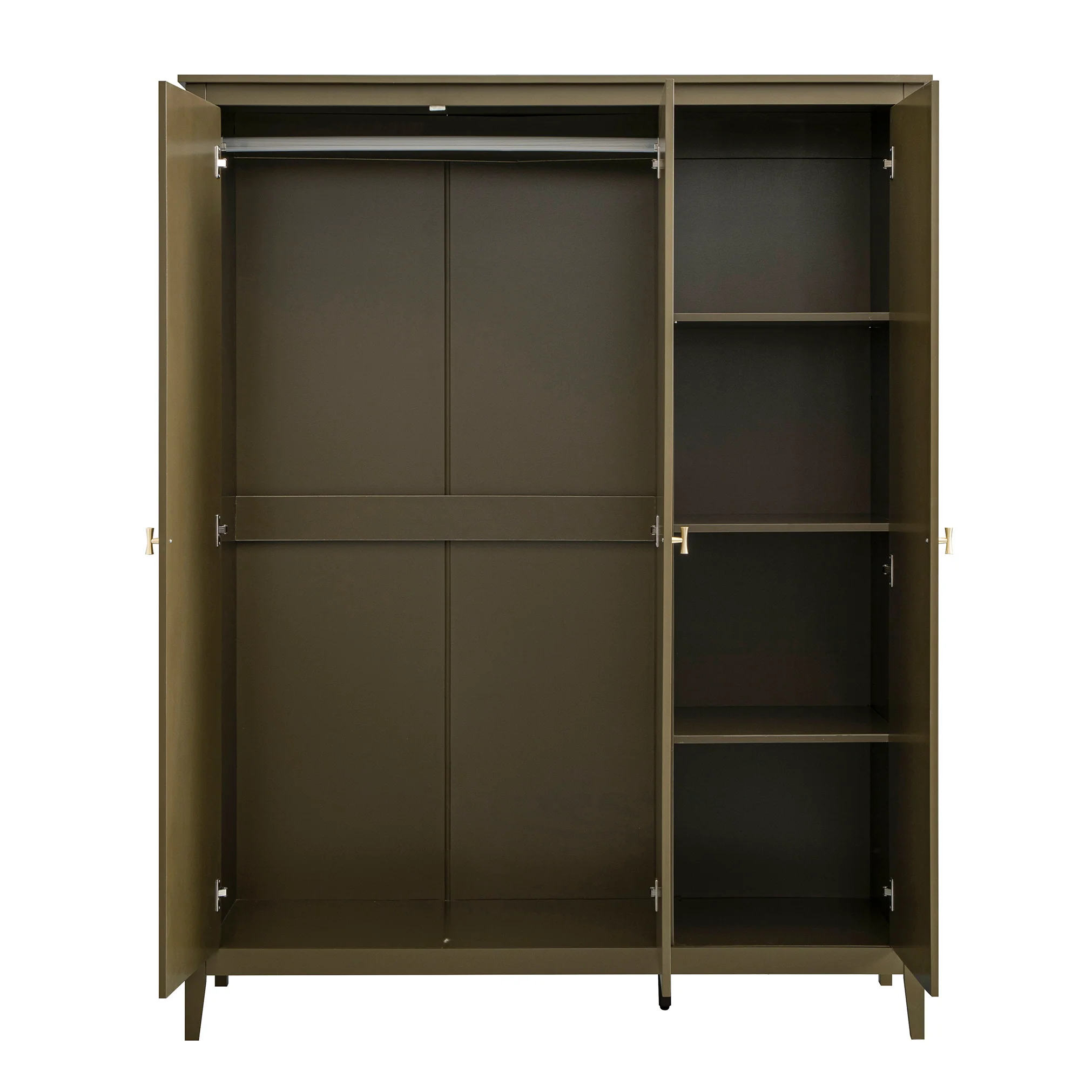 Oakham Triple Wardrobe, Olive Grove - Image 10