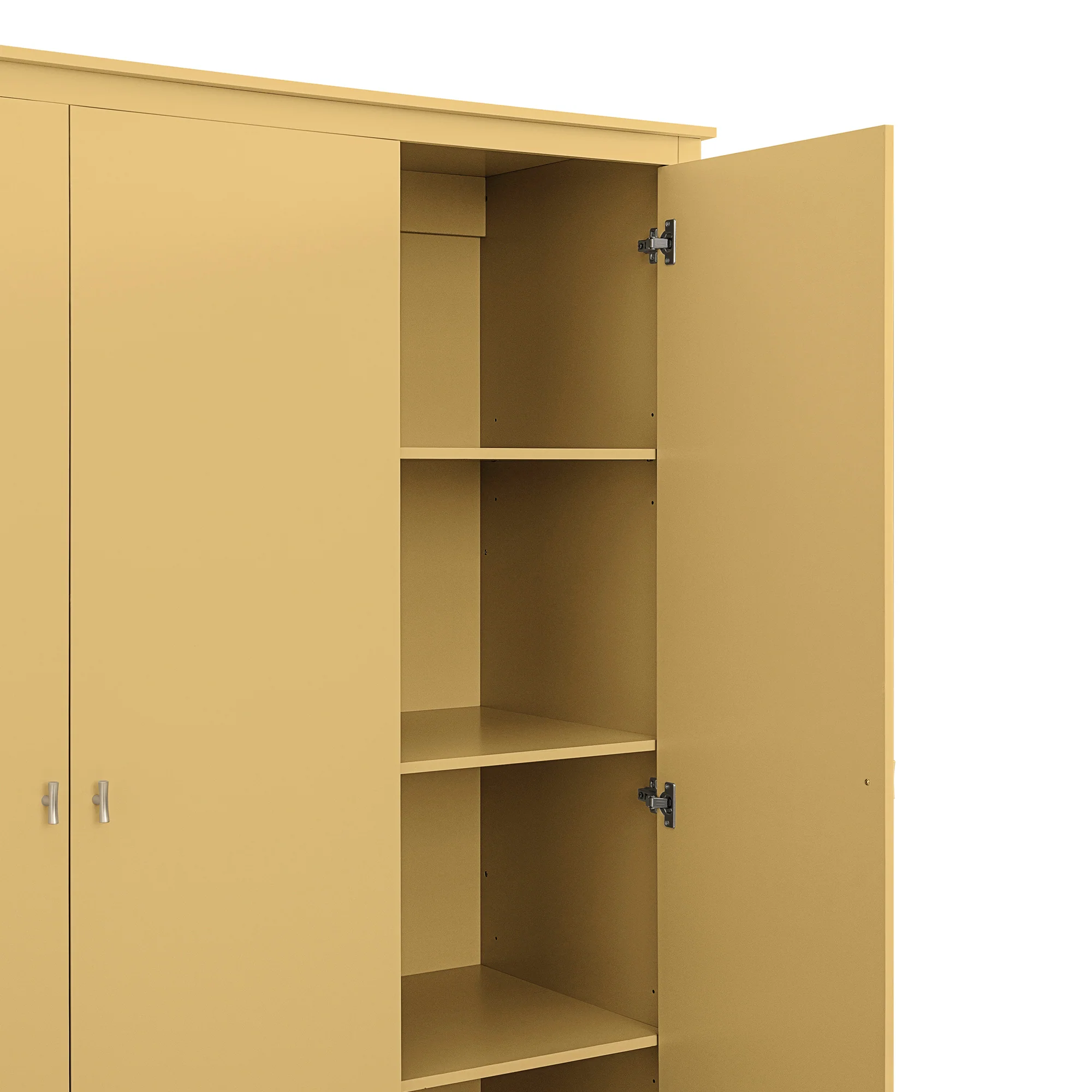 Oakham Triple Wardrobe, Rattan Yellow - Image 13