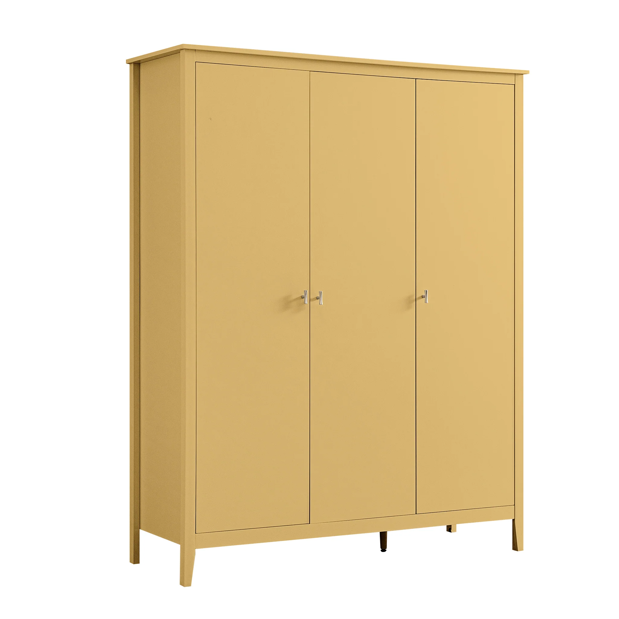 Oakham Triple Wardrobe, Rattan Yellow - Image 8