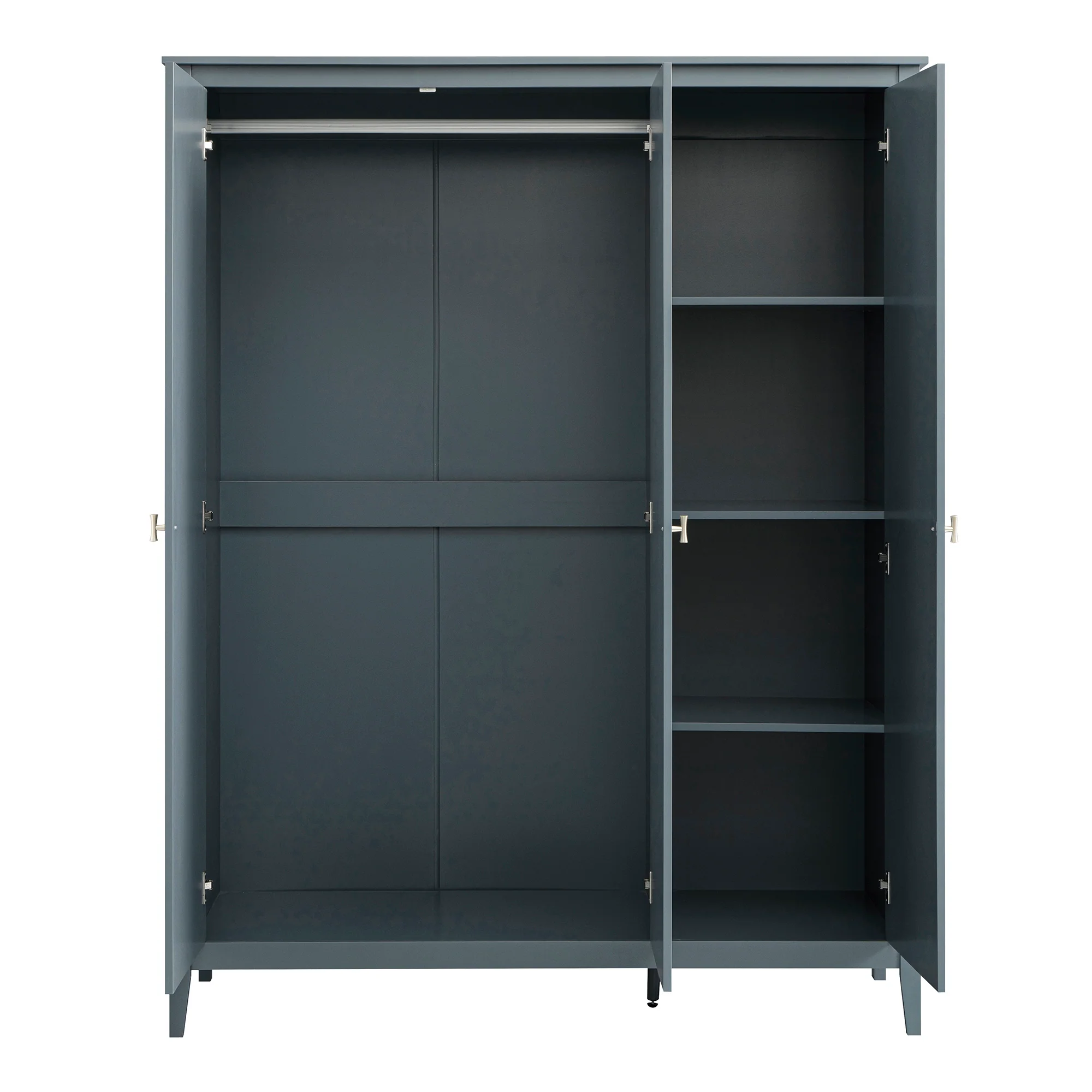 Oakham Triple Wardrobe, Stormy Blue - Image 11