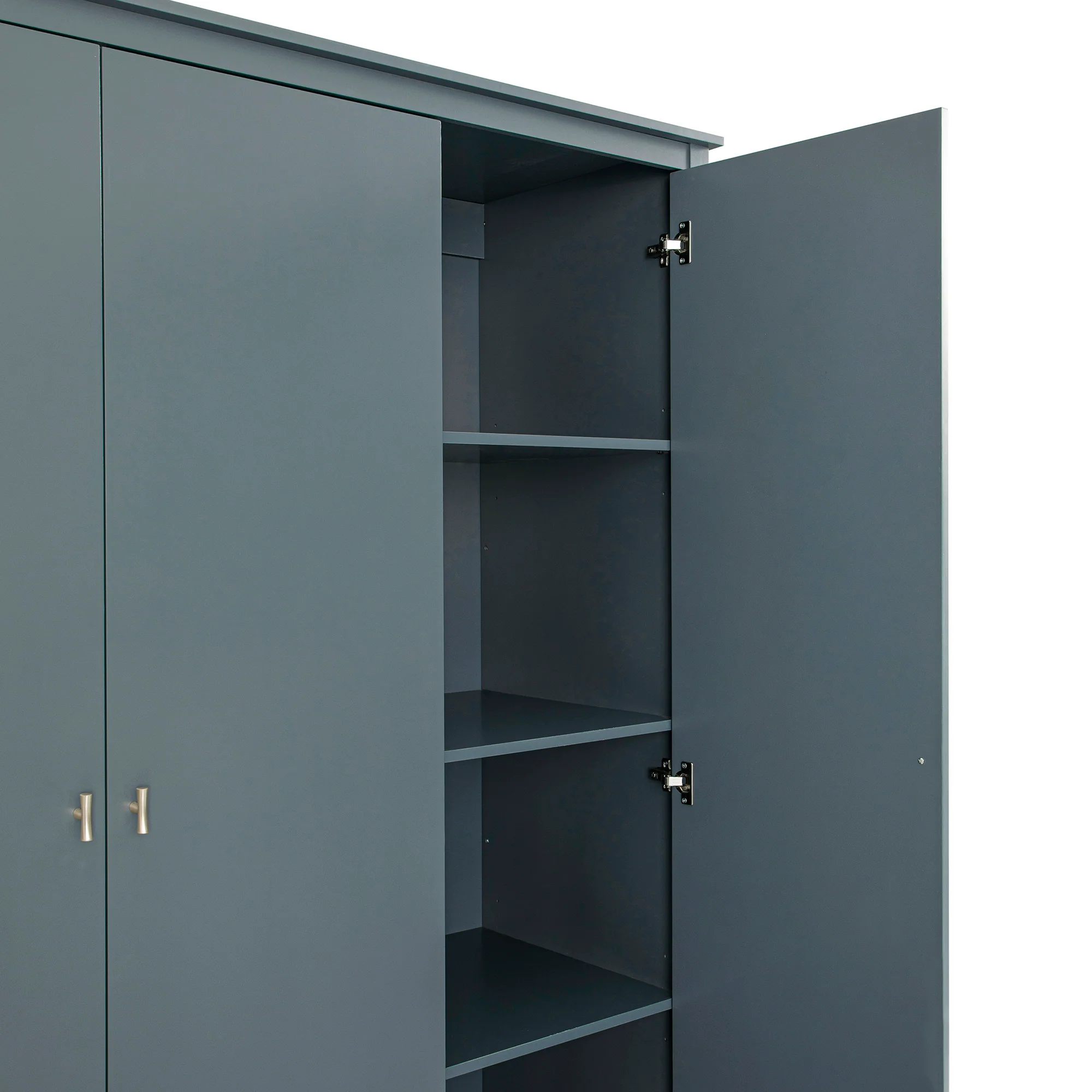 Oakham Triple Wardrobe, Stormy Blue - Image 15