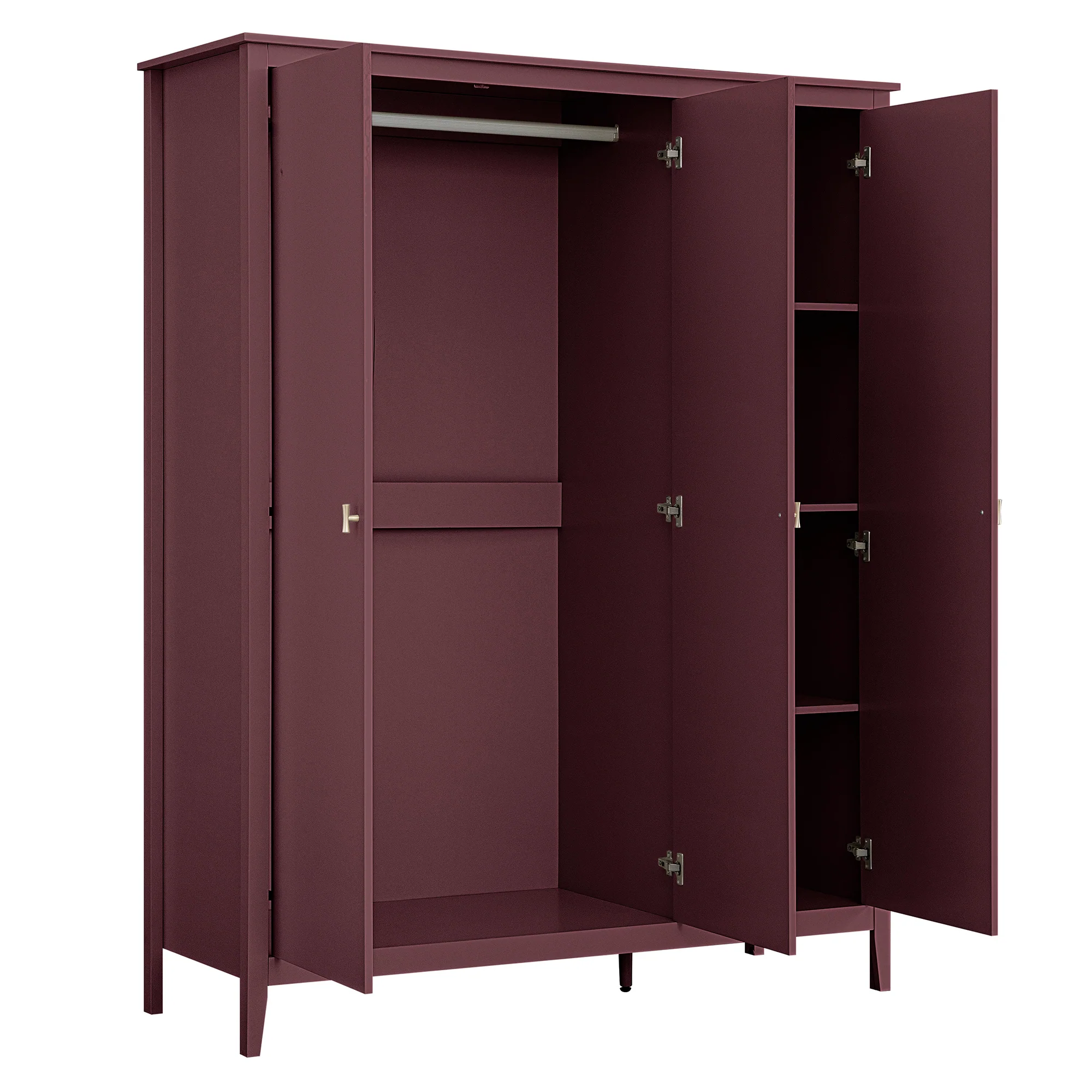 Oakham Triple Wardrobe, Wild Cherry - Image 11