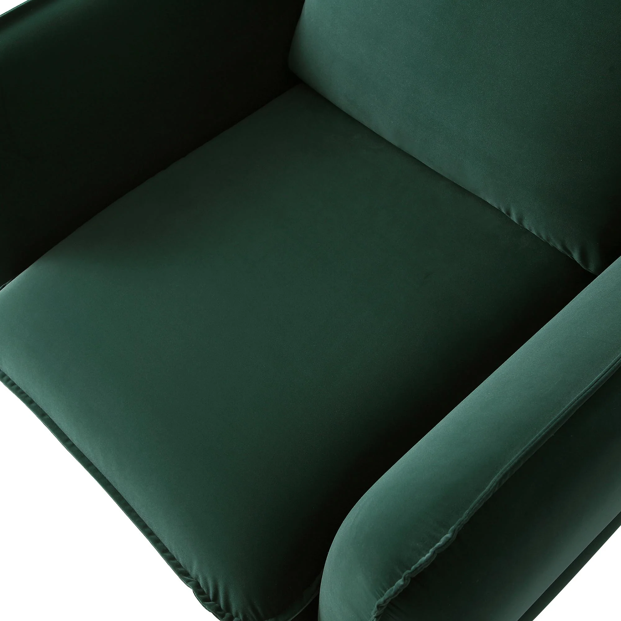 Obriel Forest Green Velvet Armchair - Image 10