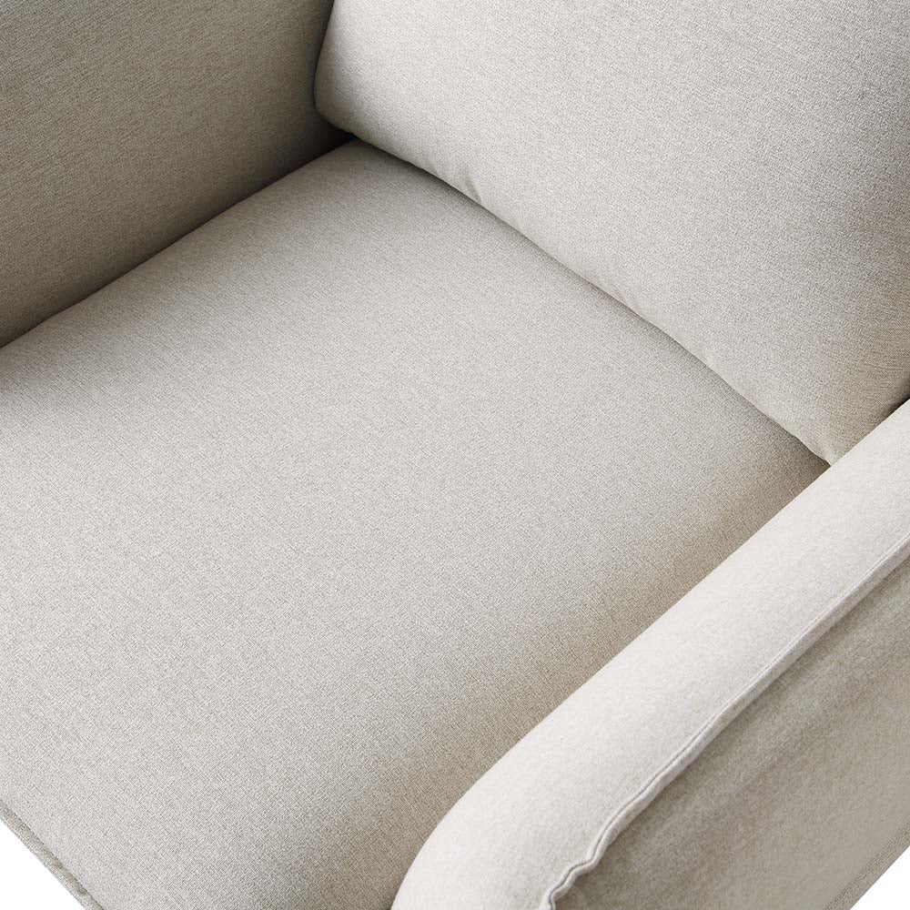 Obriel Oatmeal Fabric Armchair - Image 10