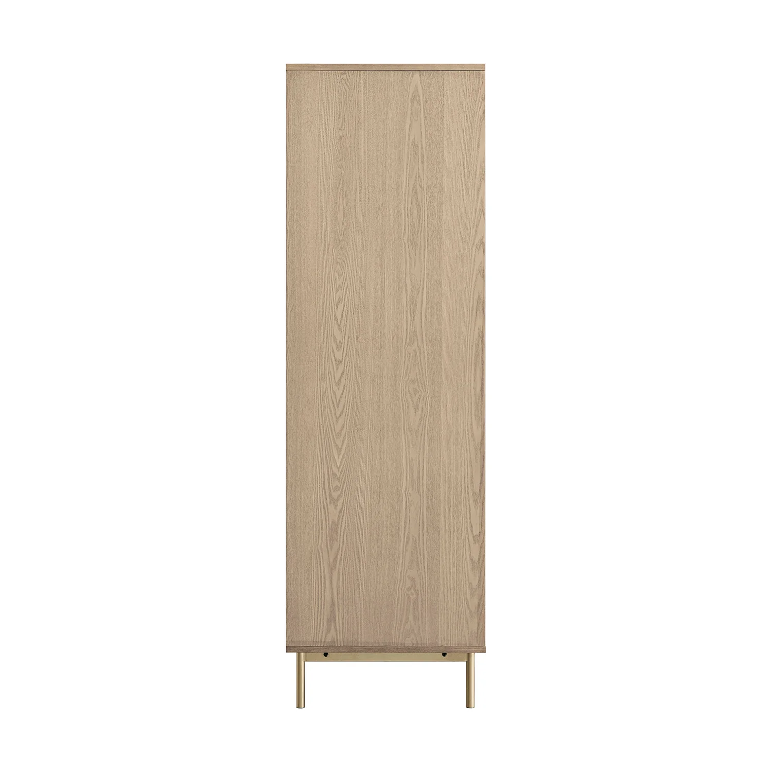 Richmond Ridged Double Wardrobe with Drawer, Light Ash - Image 12