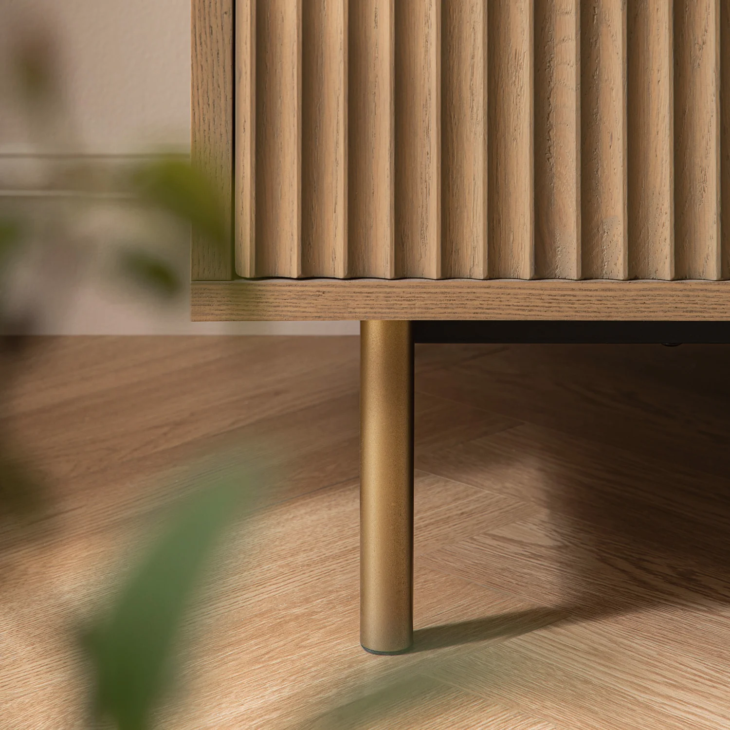 Richmond Ridged Double Wardrobe with Drawer, Light Ash - Image 6