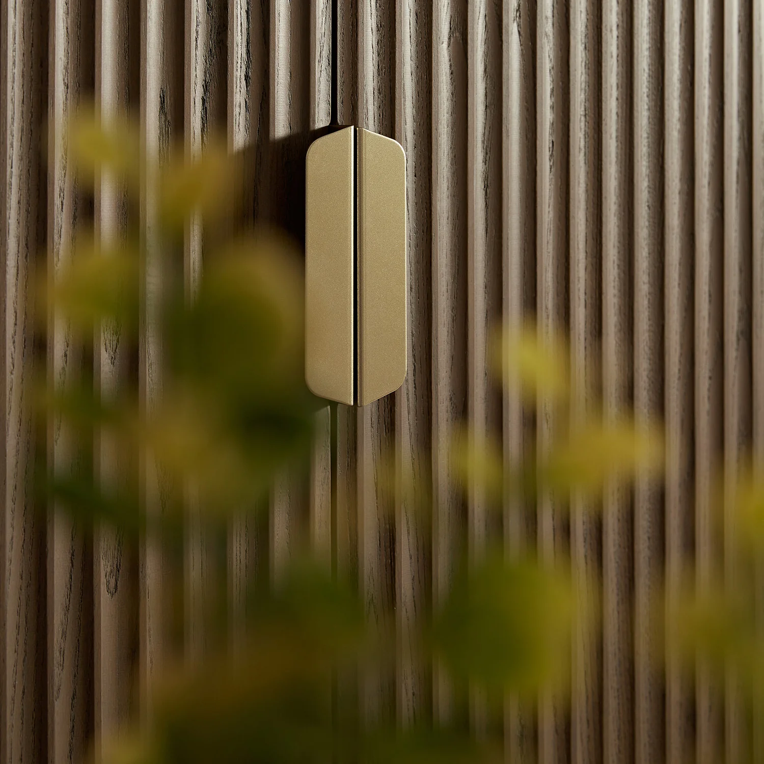 Richmond Ridged Highboard Storage Cabinet, Dark Ash - Image 5