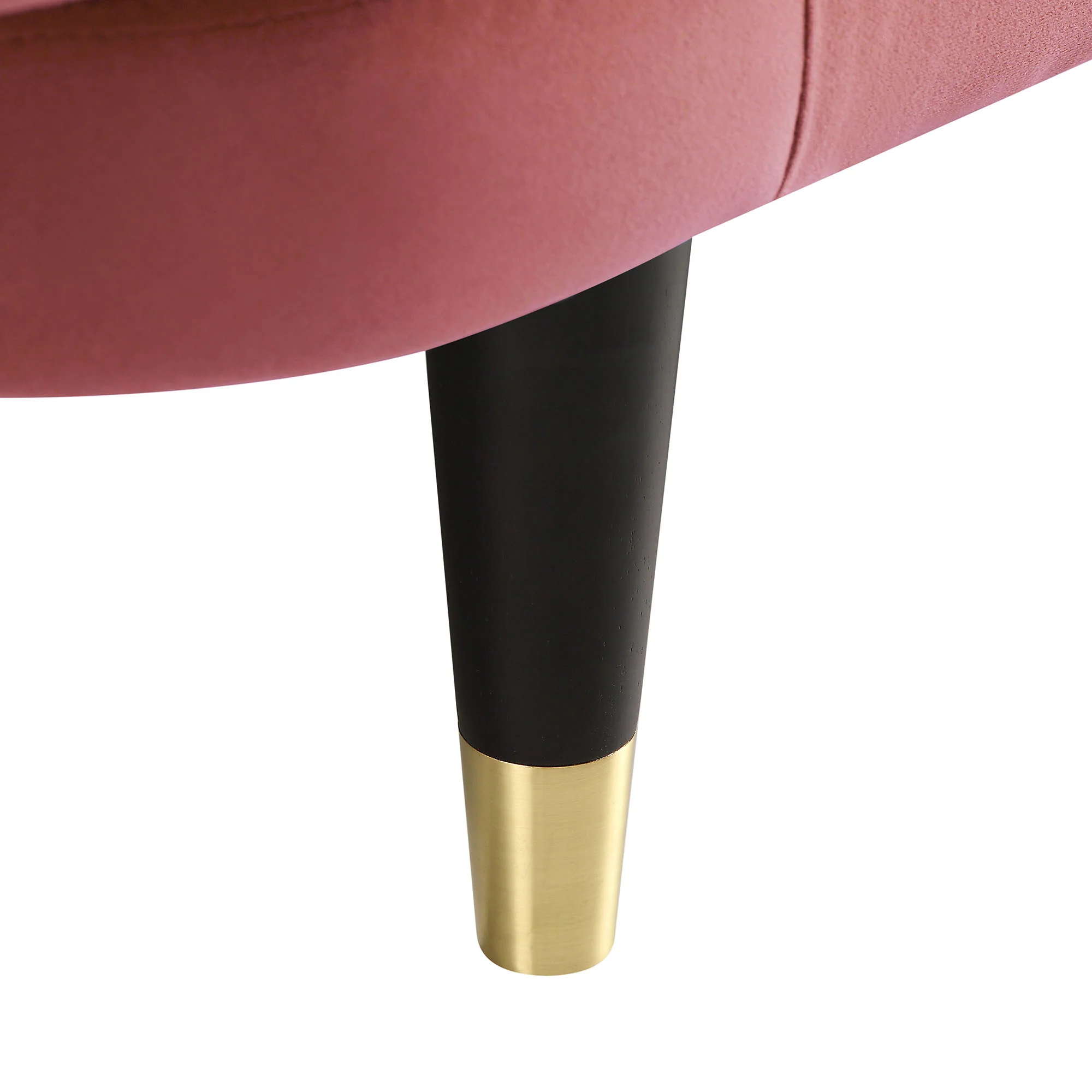 Solna 2-Seater Sofa Bed, Dusty Rose Velvet - Image 16