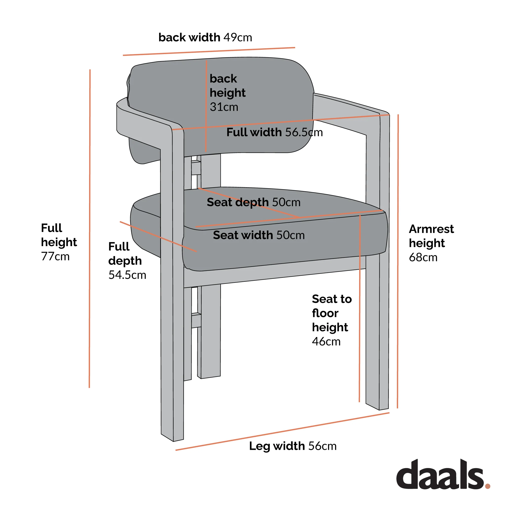 Stanford Curved Oak Frame Upholstered Chair, White Boucle Light Walnut Frame - Image 7