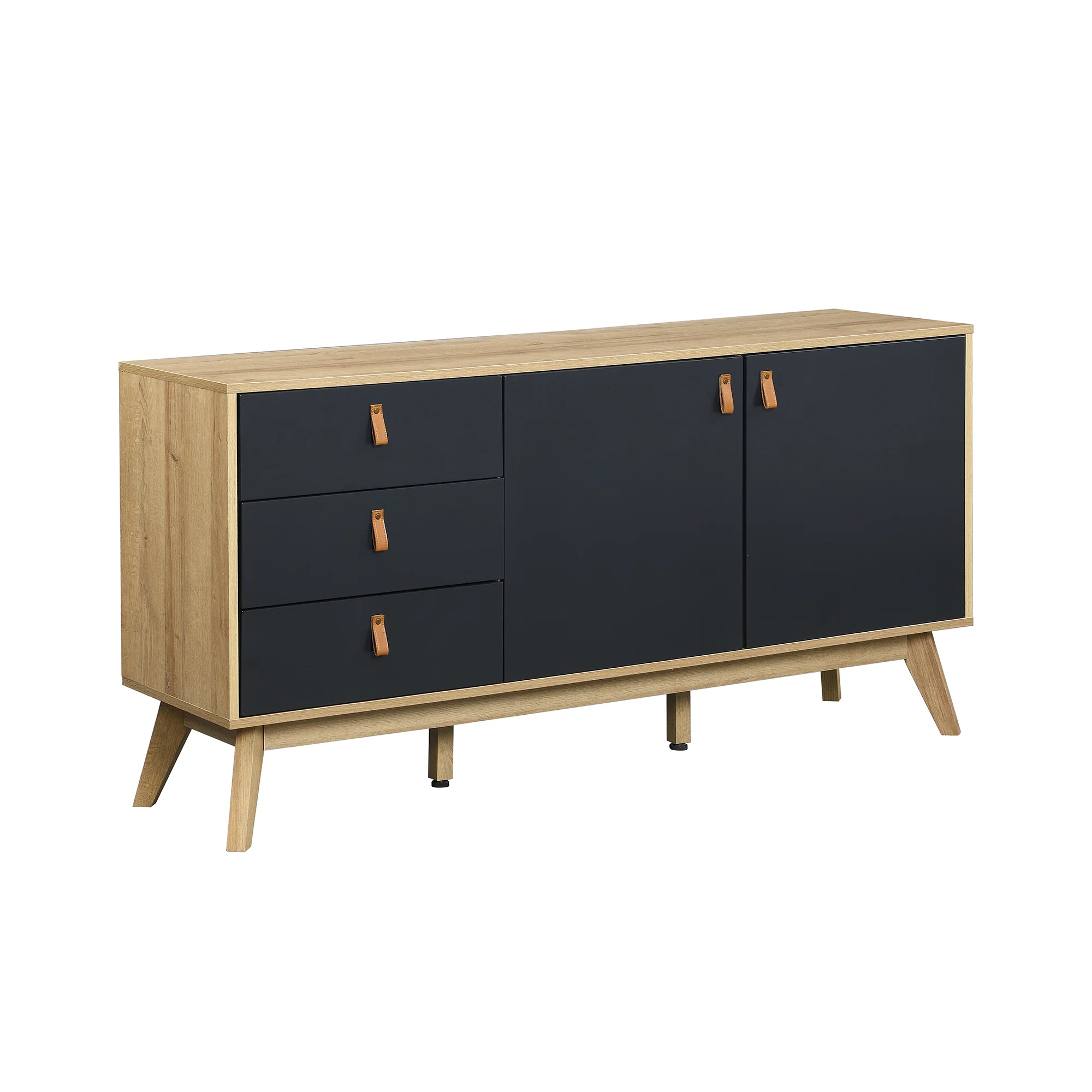 Tallis Two Tone Sideboard with 2 doors and 3 drawers - Image 3