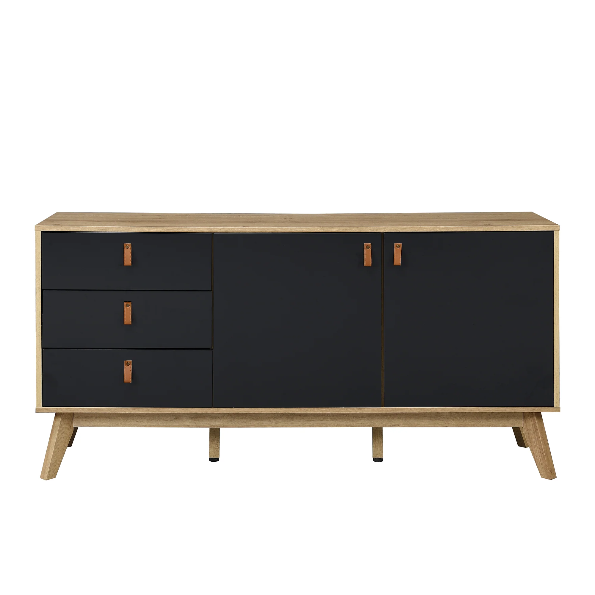 Tallis Two Tone Sideboard with 2 doors and 3 drawers - Image 4