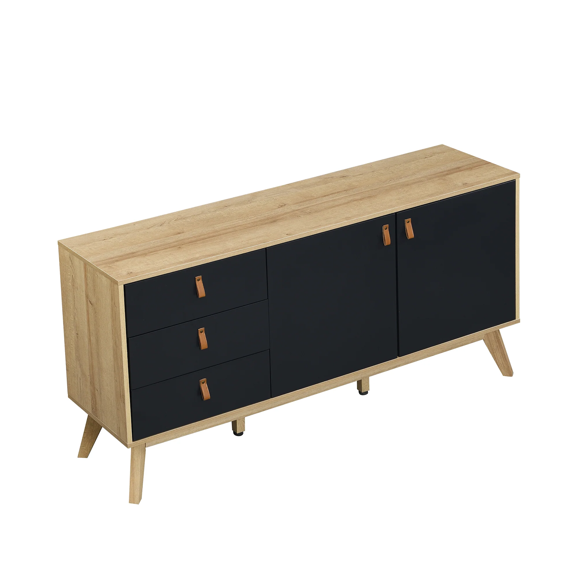 Tallis Two Tone Sideboard with 2 doors and 3 drawers - Image 6