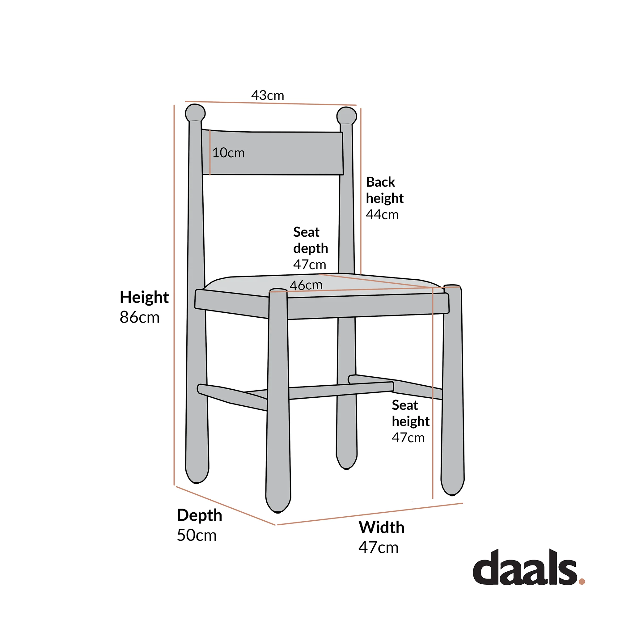 Tama Dining Chair, Ecru Boucle | Natural Oak Frame - Image 9