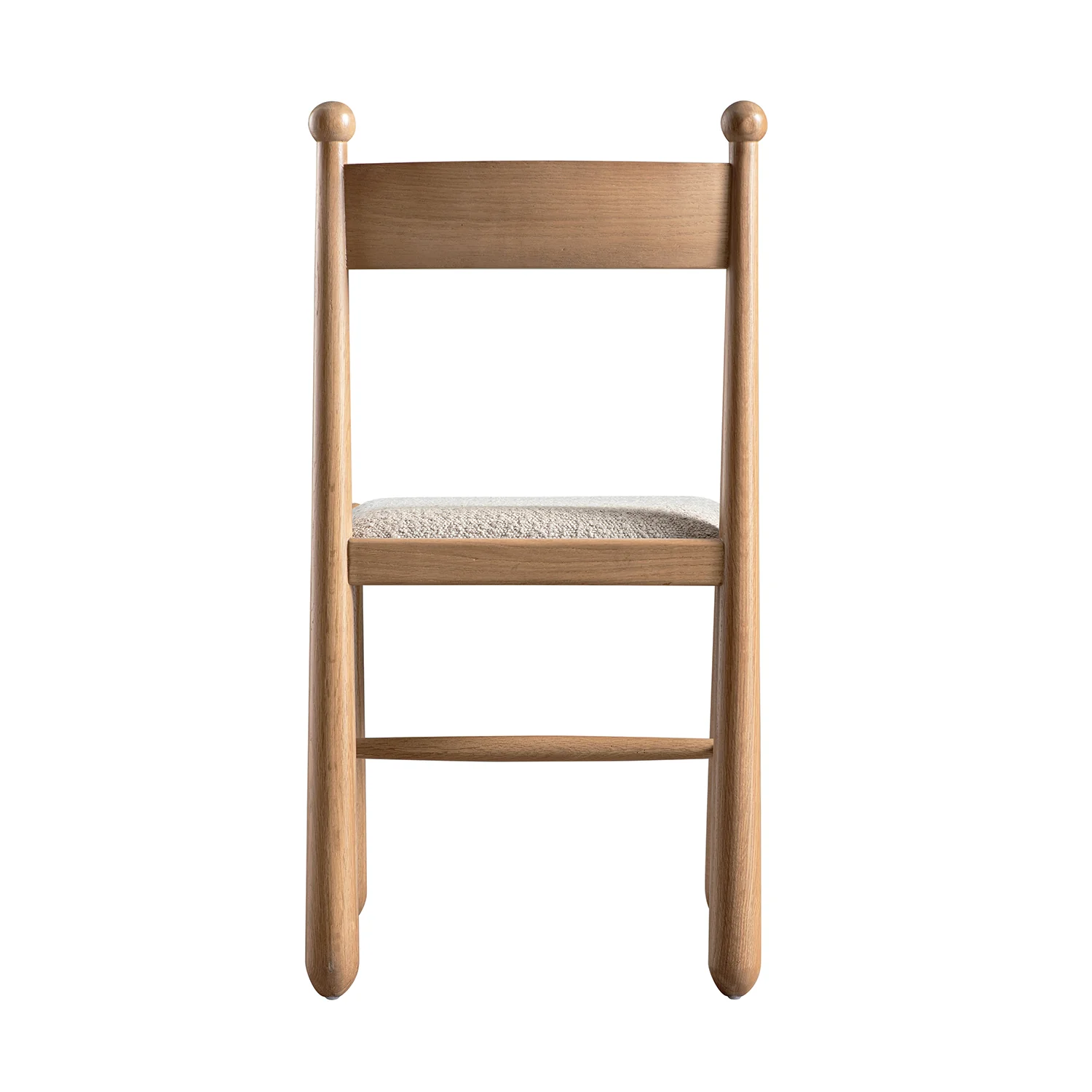 Tama Dining Chair, Light Taupe Boucle | Natural Oak Frame - Image 14