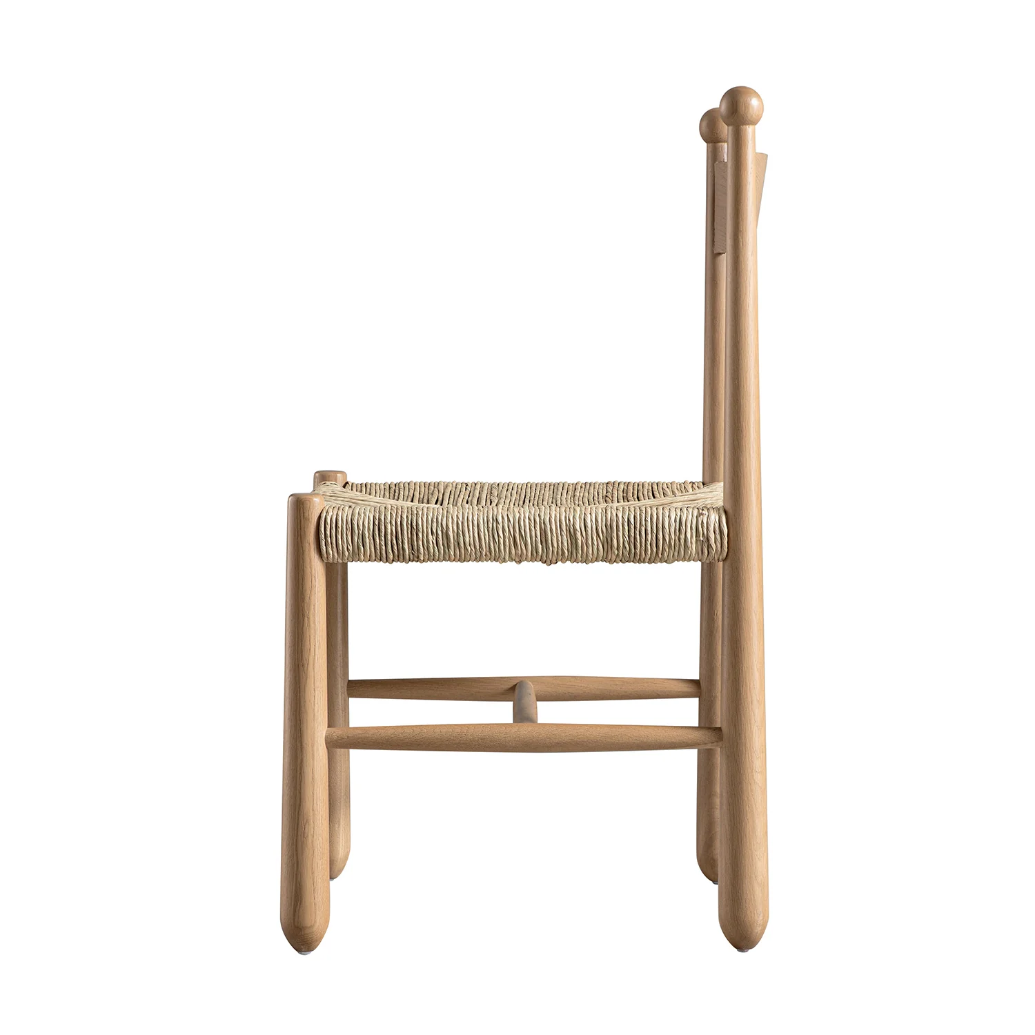 Tama Dining Chair, Woven Seagrass | Natural Solid Oak Frame - Image 12