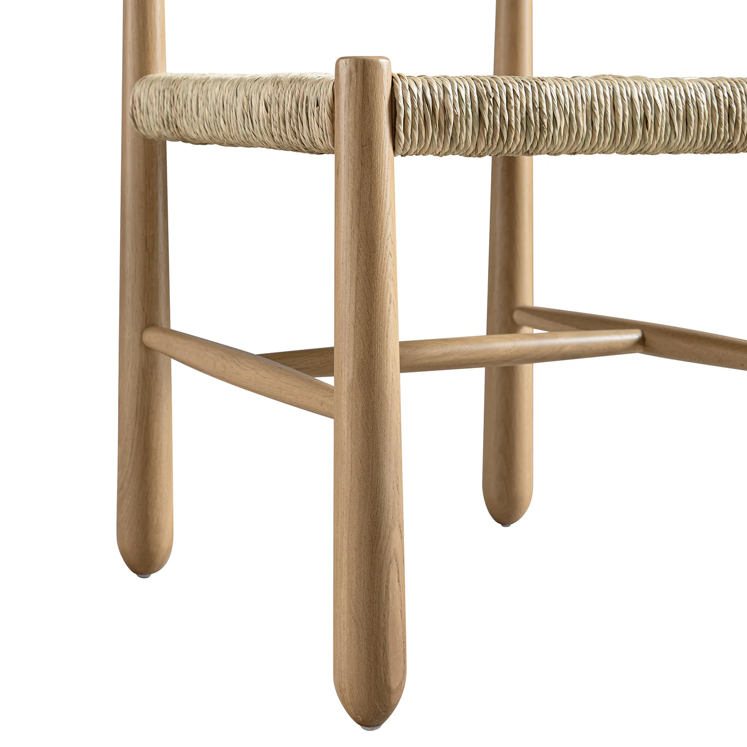 Tama Dining Chair, Woven Seagrass | Natural Solid Oak Frame - Image 17