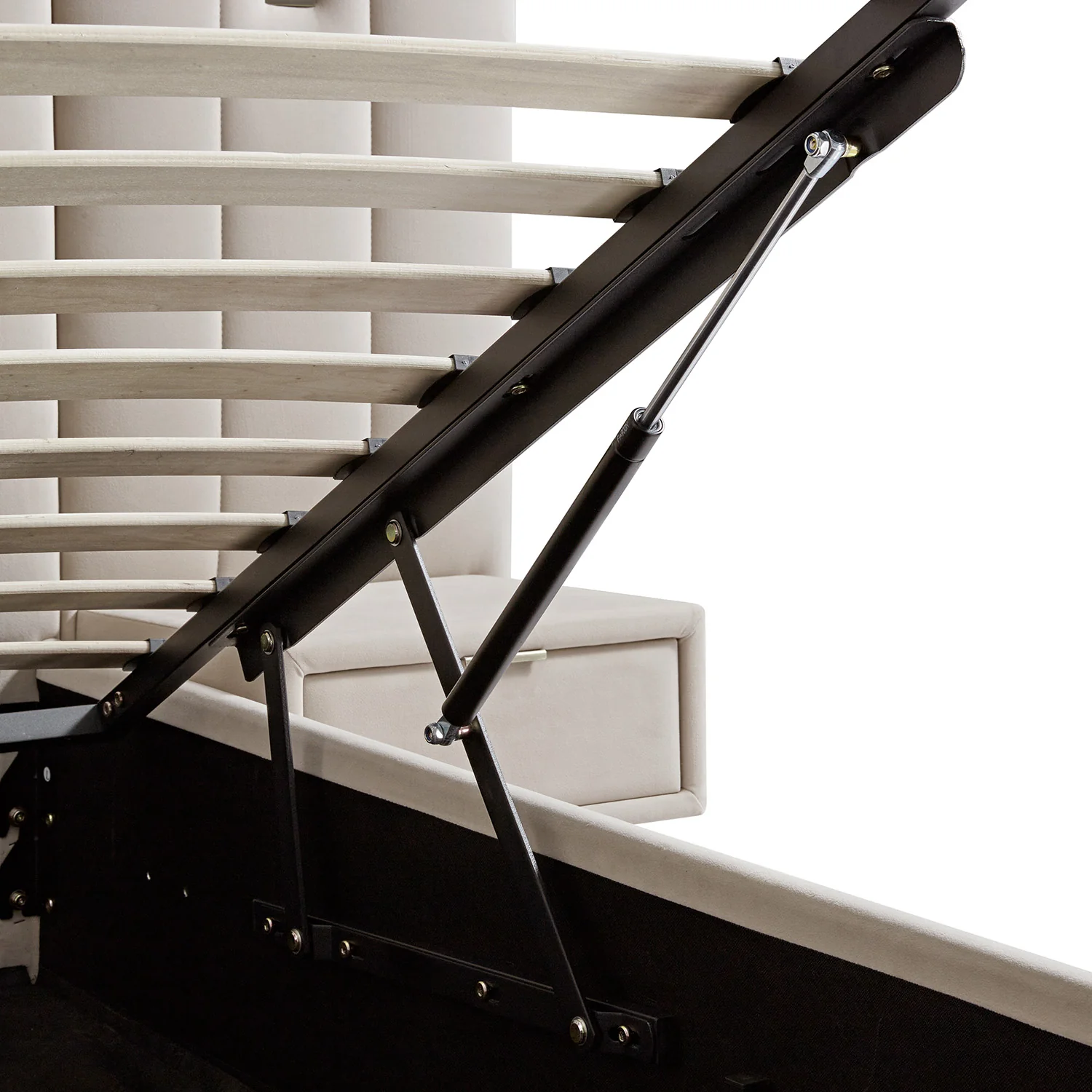 Tremezzo Oversized Ottoman Storage Bed, Champagne Velvet - Image 20